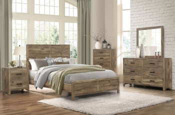 Mandan 5Pc Bedroom Set 1910 in Weathered Pine by Homelegance [HEBS-1910-Mandan]