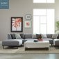 Corrine Sectional Sofa in Grey 551332 - Scott Living by Coaster