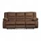 Tulen Motion Sofa & Loveseat Set 98605 in Chocolate by Ashley