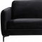 Poppy Sofa 690 in Black Velvet Fabric by Meridian w/Options