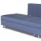 Flex Motion Sofa Bed in Blue Fabric w/Storage by Casamode