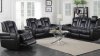 Delangelo Power Motion Sofa 602301P - Black by Coaster w/Options