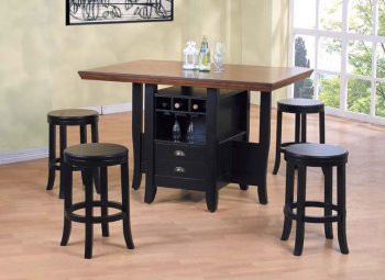 Two Tone Finish Modern Dinette With Storage Drawer [AMDS-152-6305]