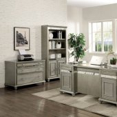 Aine Office Desk CM-DK908 in Silver w/Options