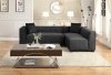 Metz Sectional Sofa 8303 in Graphite by Homelegance w/Options