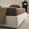 Clay Storage Bed in Off White Fabric by J&M