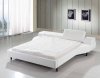 White Leatherette Modern 3820 Bed by ESF