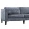 Cooper Sofa TOV-S29 in Grey Velvet Fabric by TOV Furniture