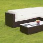 Zendaya Patio Sectional w/Coffee Table CM-OS2115WH in White