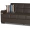 Uptown Sofa Bed in Brown PU by Casamode w/Options