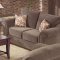 Dark Grey or Red Woven Chenille Contemporary Livng Room Sofa