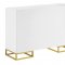 Elsa Accent Cabinet 959594 White by Coaster w/Adjustable Shelves