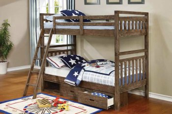 Malcolm Kids Bedroom Bunk Bed 460371 by Coaster w/Options [CRKB-460371 Malcolm]