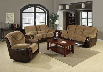 Malena Motion Sofa by Coaster w/Optional Loveseat & Recliner [CRS-600921 Malena]