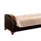 Rosso Sofa Bed in Light Coffee Microfiber by Rain w/Options