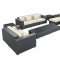 Eclipse Outdoor Patio Sofa 9Pc Set Choice of Color by Modway