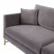 Massi Sofa TOV-S6166 in Grey Velvet Fabric by TOV Furniture