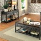 Thurles CM4459 3Pc Coffee Table Set in Gray Silver w/Options