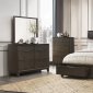 Willow Bedroom Gray Oak & Chocolate Glitter by Global w/Options