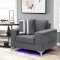 U98 Sofa & Loveseat Set in Gray Velvet by Global w/Options