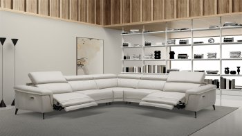 Hendrix Power Motion Sectional Sofa in Smoke by Beverly Hills [BHSS-Hendrix Smoke]