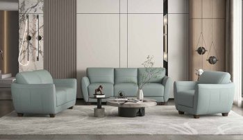 Valeria Sofa 54950 in Watery Leather by Mi Piace w/Options [MPS-54950 Valeria MI Piace]