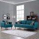 Agile Sofa in Teal Fabric by Modway w/Options