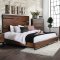 Fulton 5Pc Bedroom Set CM7363 in Dark Walnut & Oak w/Options