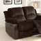 50470 Masaccio Motion Sofa Dark Brown Fabric by Acme w/Options