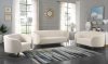 Lavilla Sofa 611 in Cream Velvet Fabric by Meridian w/Options