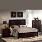 21490 Ishaan Bedroom 5Pc Set in Dark Merlot by Acme w/Options