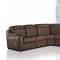 Karina Reclining Sectional Sofa in Espresso Full Leather by VIG