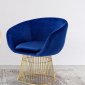 Dylan Accent Chair 518 in Royal Navy Blue by Meridian