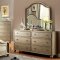 Nisha CM7091 Bedroom in Golden Tone w/Options