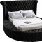 Luxus Velvet Bed in Black by Meridian w/Options