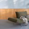 Zeal Daybed in Dark Gray Fabric by Innovation w/Metal Legs