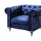 U9550 Sofa & Loveseat Set in Blue Velvet by Global w/Options