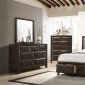 Brenta Bedroom 5Pc Set 26670 in Walnut by Acme w/Options