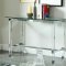 Tuva 3Pc Coffee & End Table CM4147 in Chrome & Glass