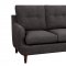 Cagle Sofa & Loveseat Set 1219CH in Chocolate Fabric Homelegance