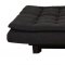 Graphite Blue Fiber Fabric Sofa Bed W/Removable Top Cover