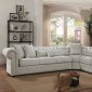 Savonburg Sectional Sofa 8427 in Neutral Fabric by Homelegance