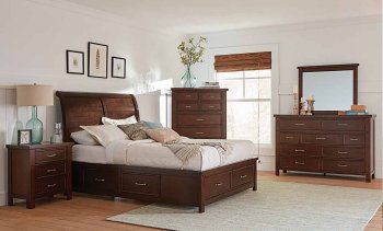 Barstow Bedroom 206430 in Pinot Noir by Coaster w/Options [CRBS-206430-Barstow]