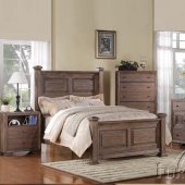 Acme Ash Finish Modern Equinox Bedroom w/Optional Casegoods