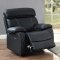 Pendu Motion Sofa 8326BLK in Black by Homelegance w/Options