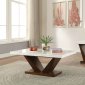 Forbes Coffee Table & End Table 3 Pc Set 83335 in Walnut by Acme