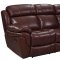 Edinburgh Sofa & Loveseat Set Brown - Leather Italia w/Options