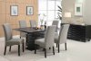 Stanton Dining Table 102061 in Black w/Options