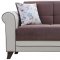 Enjoy Sofa Bed in Brown Fabric by Casamode w/Options