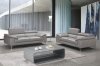 Liam Sofa in Grey Leather by J&M w/Options